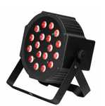 Reflektor sceniczny kolorofon LED PAR RGB 18x3 3in1 DMX AUTO SOUND