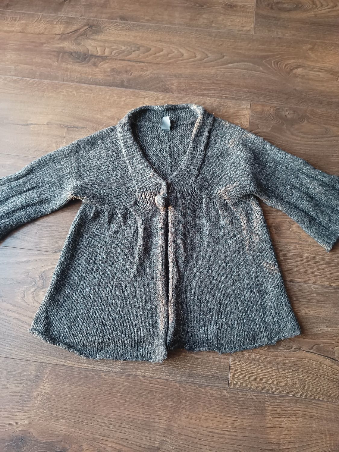 Sweterek Zara Kids r 128 z srebrna nitka