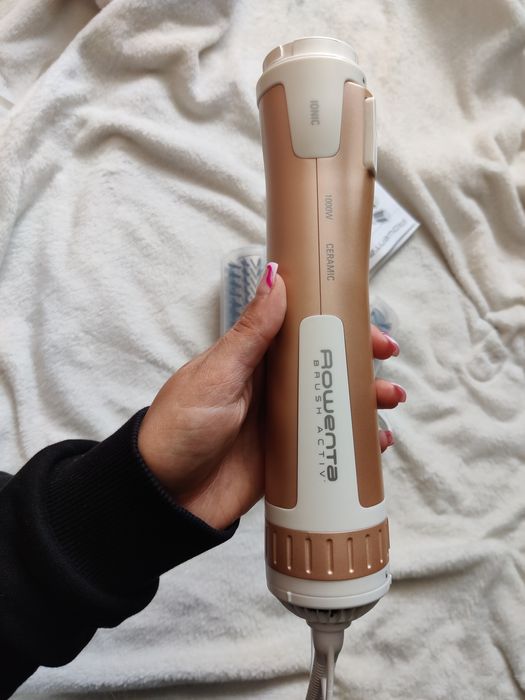 Фен браш щітка з автоматичним повертанням rowenta brush activ cf9520f0