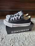 Czarne trampki na platformie Converse rozmiar 34