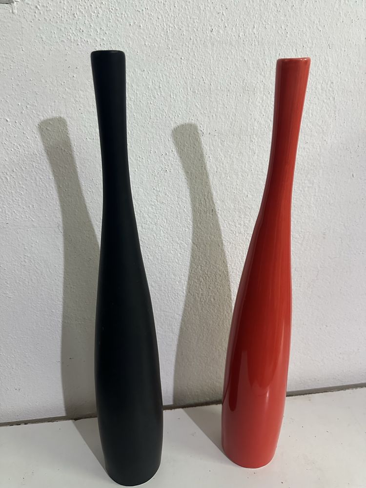 Jarra 50cm Preto e Vermelho