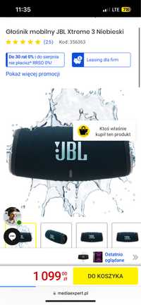 Jbl extreme 3 nowy