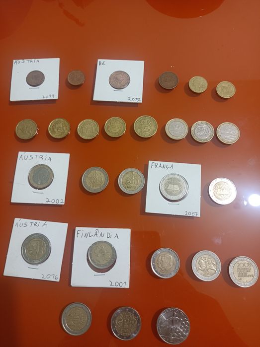 Moedas e notas diversas