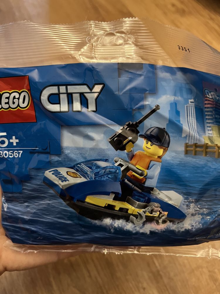 Lego city police 30567 Конструктор Лего полицейский водный скутер