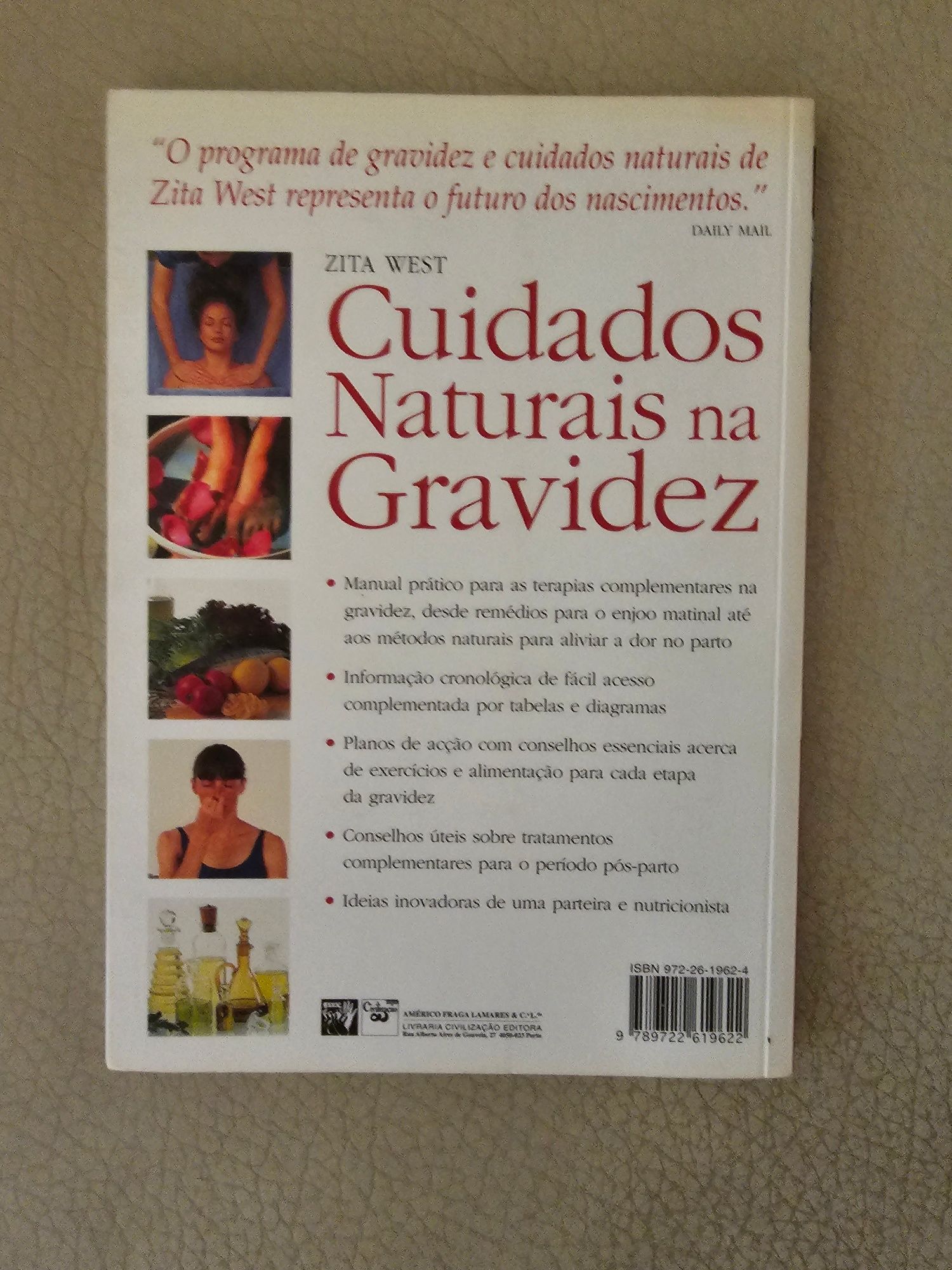 Livro "Cuidados naturais na gravidez "