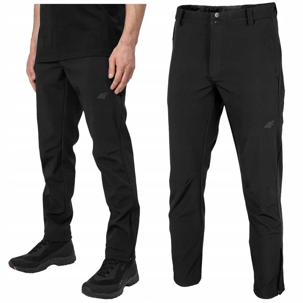 Spodnie trekkingowe softshell męskie SPMT001 Czarny XL,2XL,3XL