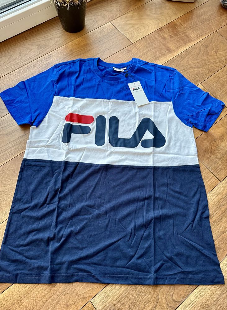 Nowa oryginalna meska koszulka t-shirt Fila r. M bawełniana