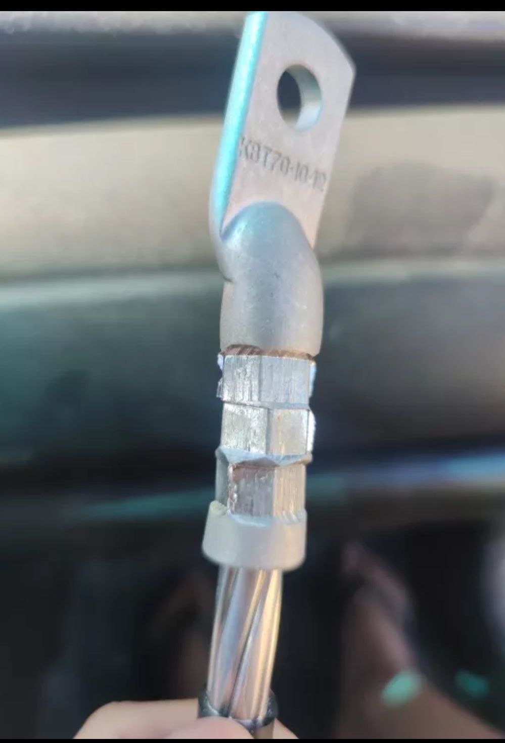 Prensa hidráulica cravar terminais e ponteiras cobre aluminio