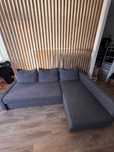 Sofa narożna z funkcją spania + pojemnik na pościel