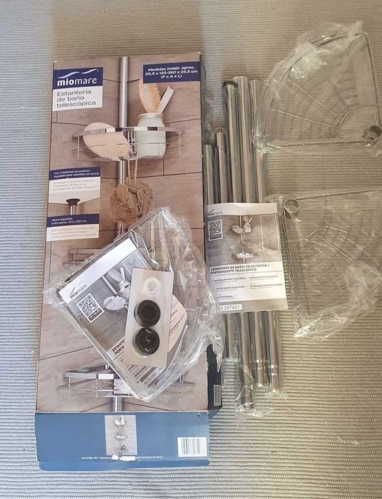 Estante de banho telescópica - LIDL - MIOMARE