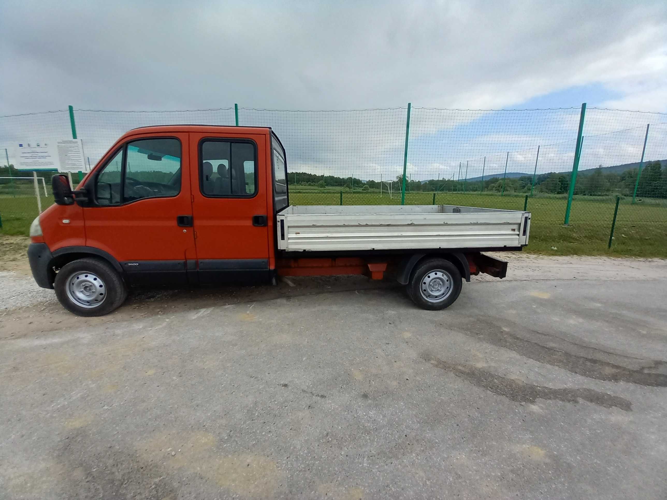 Opel movano master 2.5 dci brygadówka 7 os maxi skrzynia