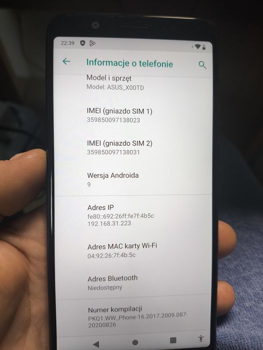 Asus Zenfone Max Pro M1, X00DT, 3/32 GB
