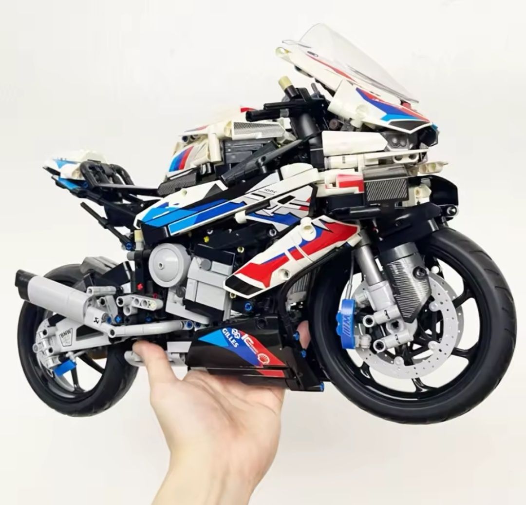 Klocki na wzór Technic 42130 motocykl BMW M 1000 RR (nie Lego)