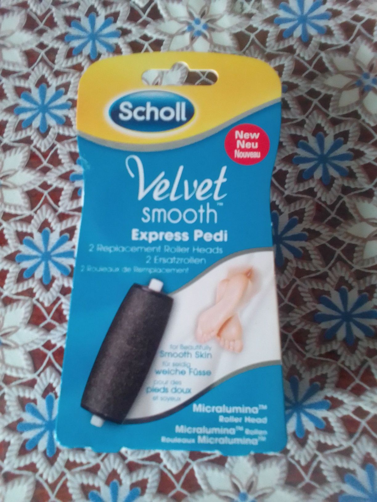 Змінні роликові насадки  для ніг Schol Velvet Smooth то