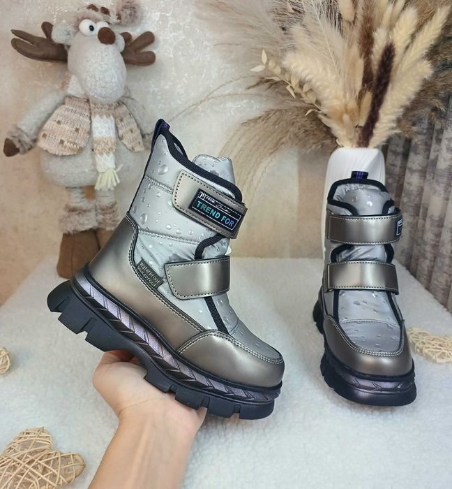 Дитячі зимові чоботи черевики Томм 27 28 29 30 31 32 33 34 35 дутіки