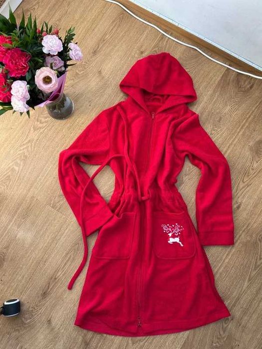 szlafrok zimowy świąteczny - ESOTIQ