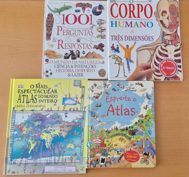 Livros: Atlas - O Corpo Humano - 1001 Perguntas & Respostas