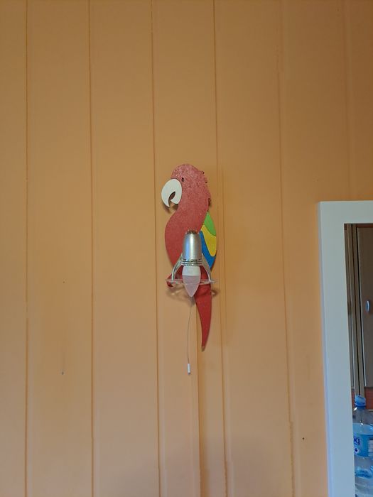 Kinkiet papuga dla dziecka