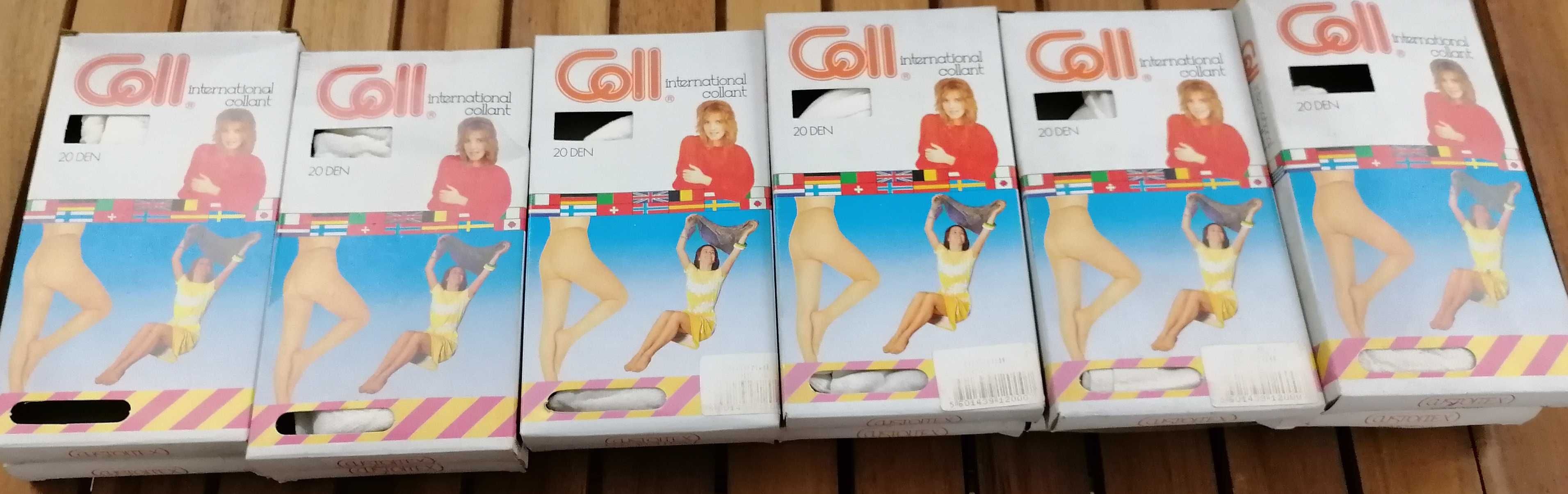Collants brancos, da "Coll", tam C, 12 un por 5€
