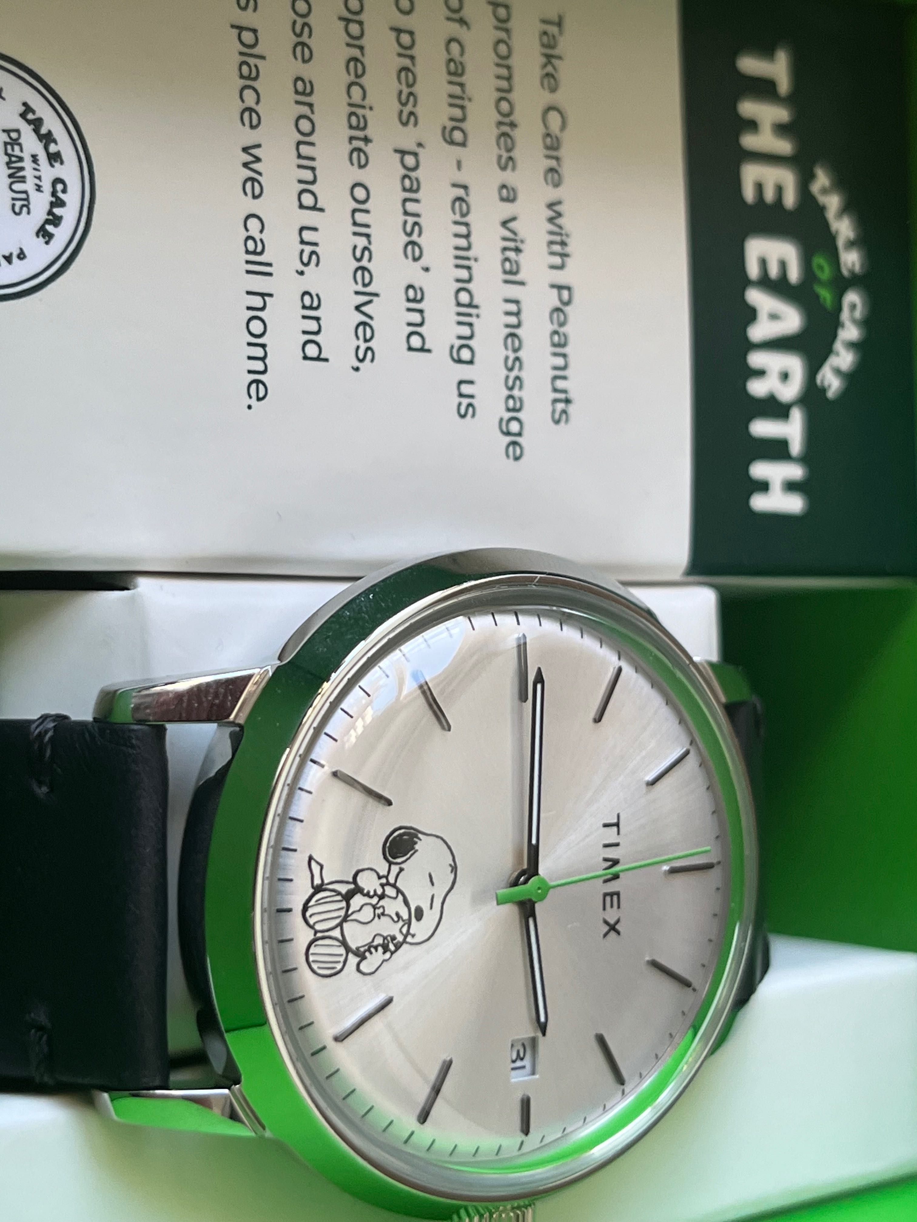 Zegarek Timex Marlin Automatic x Peanuts Snoopy nowy automatyczny