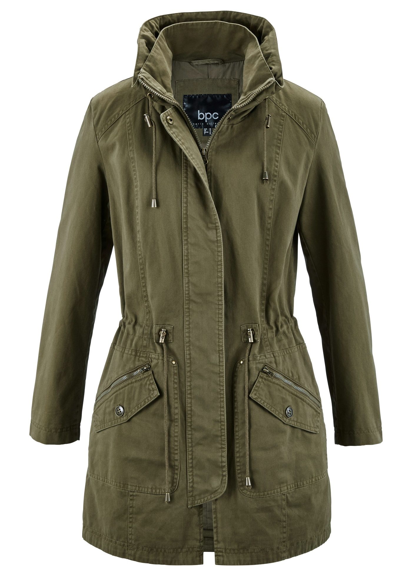 Kurtka parka zielony khaki  r.56