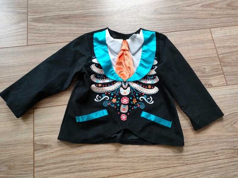 Strój "kościotrup" r.86