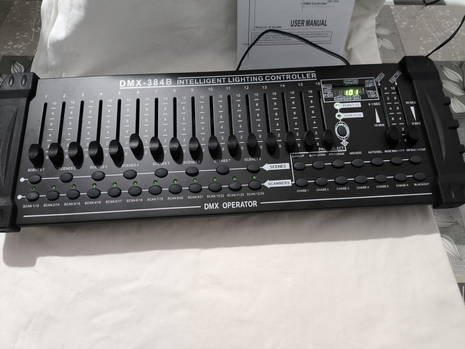 Controlador luz inteligente DMX 384B