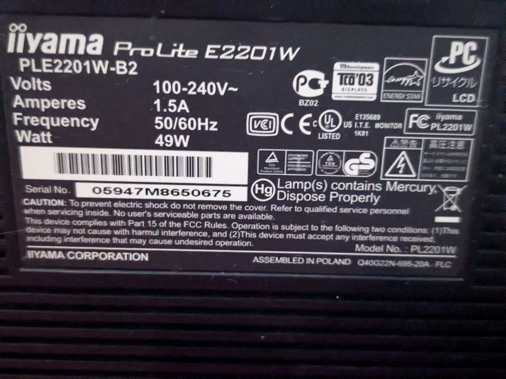 Monitor Iiyama prolite