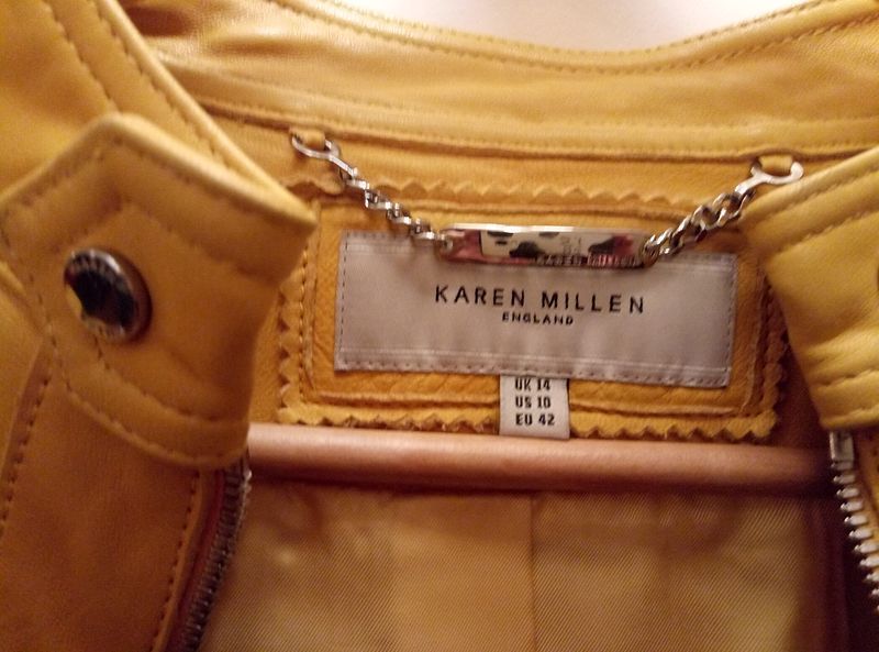продам женскую кожаную куртку Karen Miller