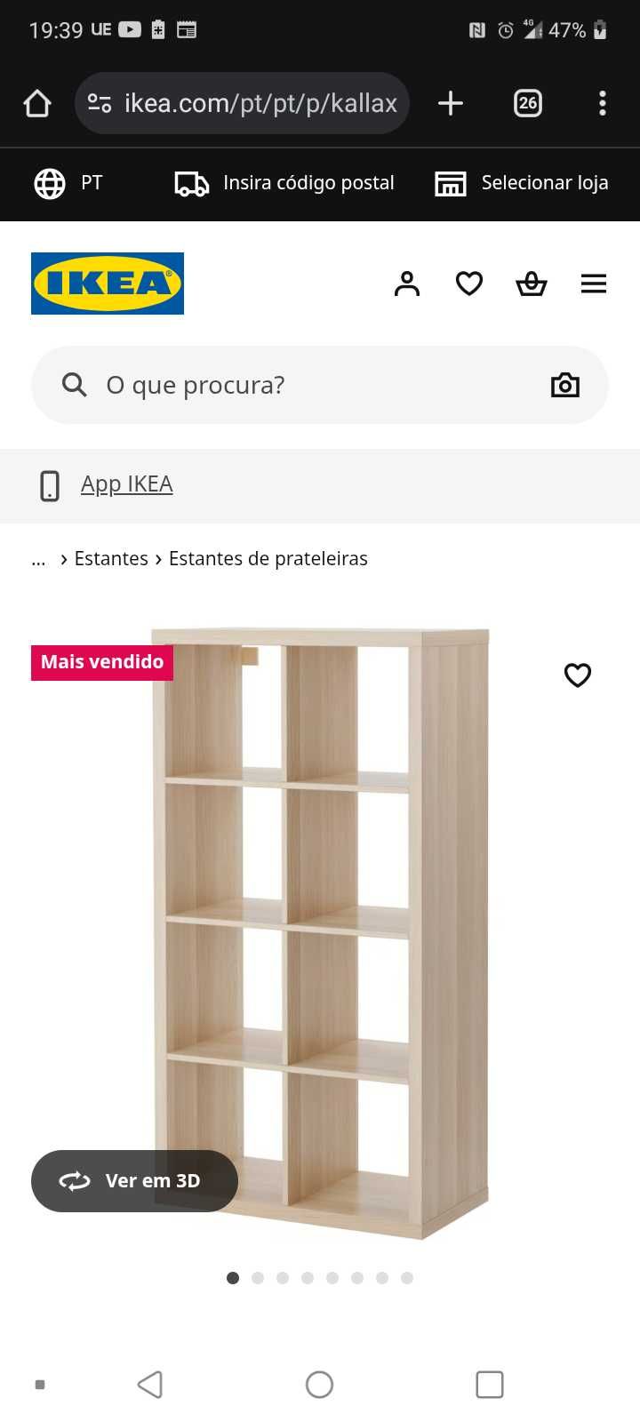 Vendo duas estantes praticamente novas