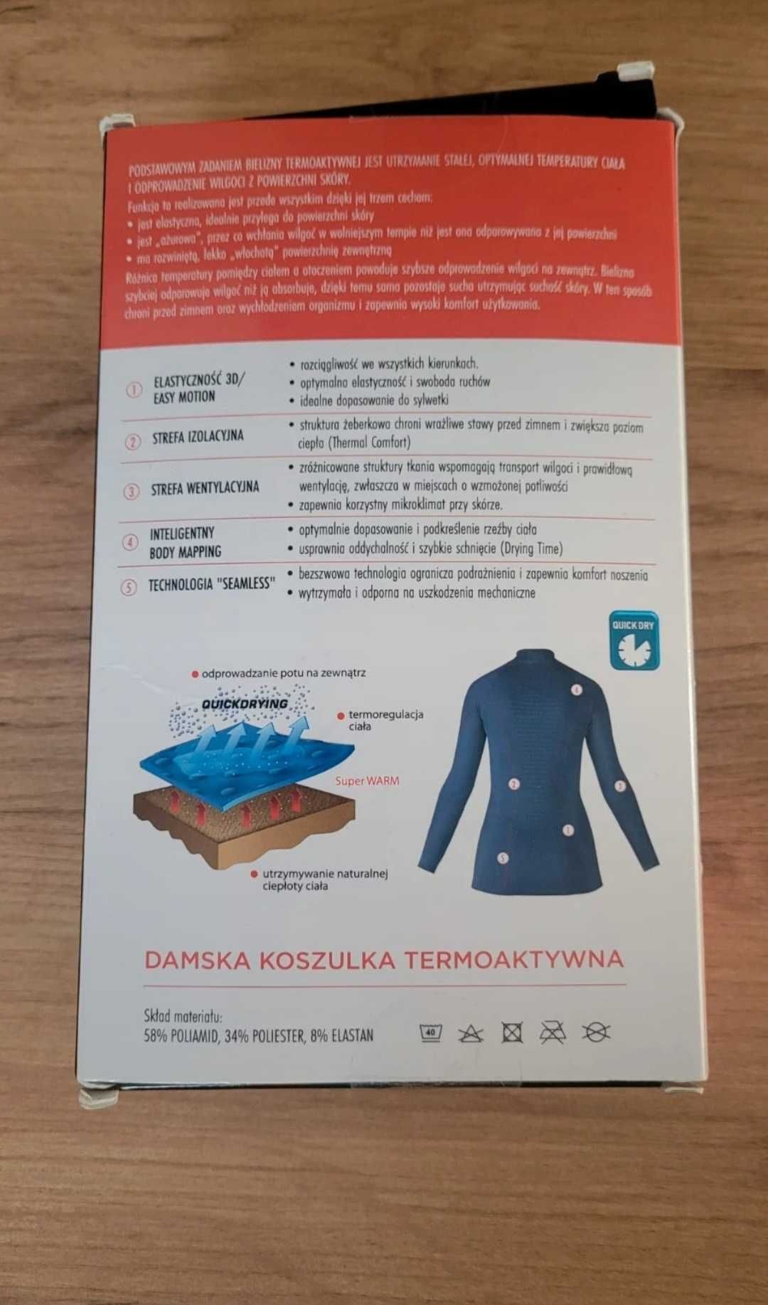 Damska koszulka termoaktywna HiMountain