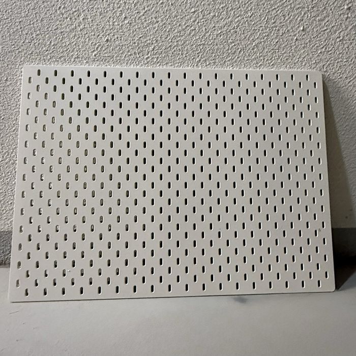 SKÅDIS IKEA tablica perforowana biała z akcesoriami
