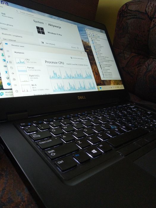 Ładny Laptop Dell E5490 i5 8gen 16gb RAM Full HD Windows 11 Hajnówka