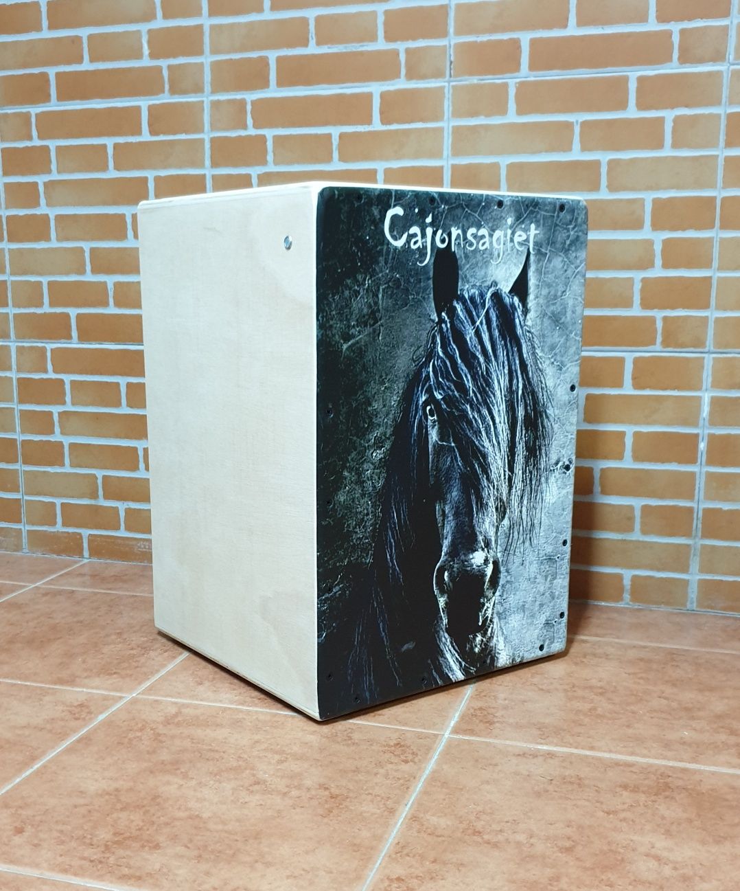 Cajon Flamenco artesanal 35x50x35