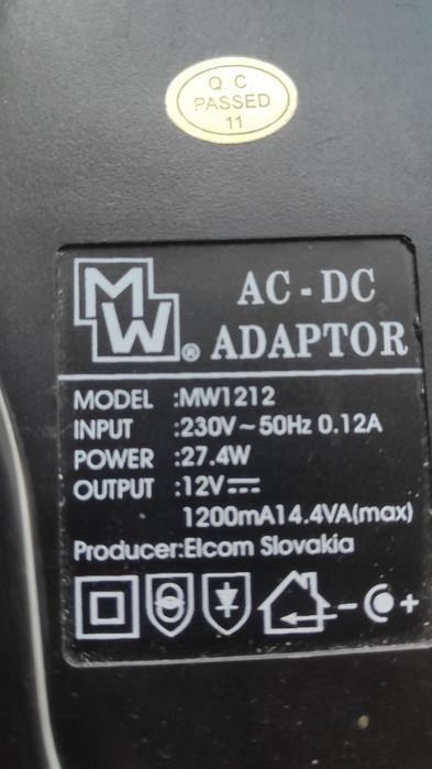 Dwa zasilacze 5V-12V transformatorowe