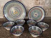 Ляган, узбекская посуда, тарелка для плова