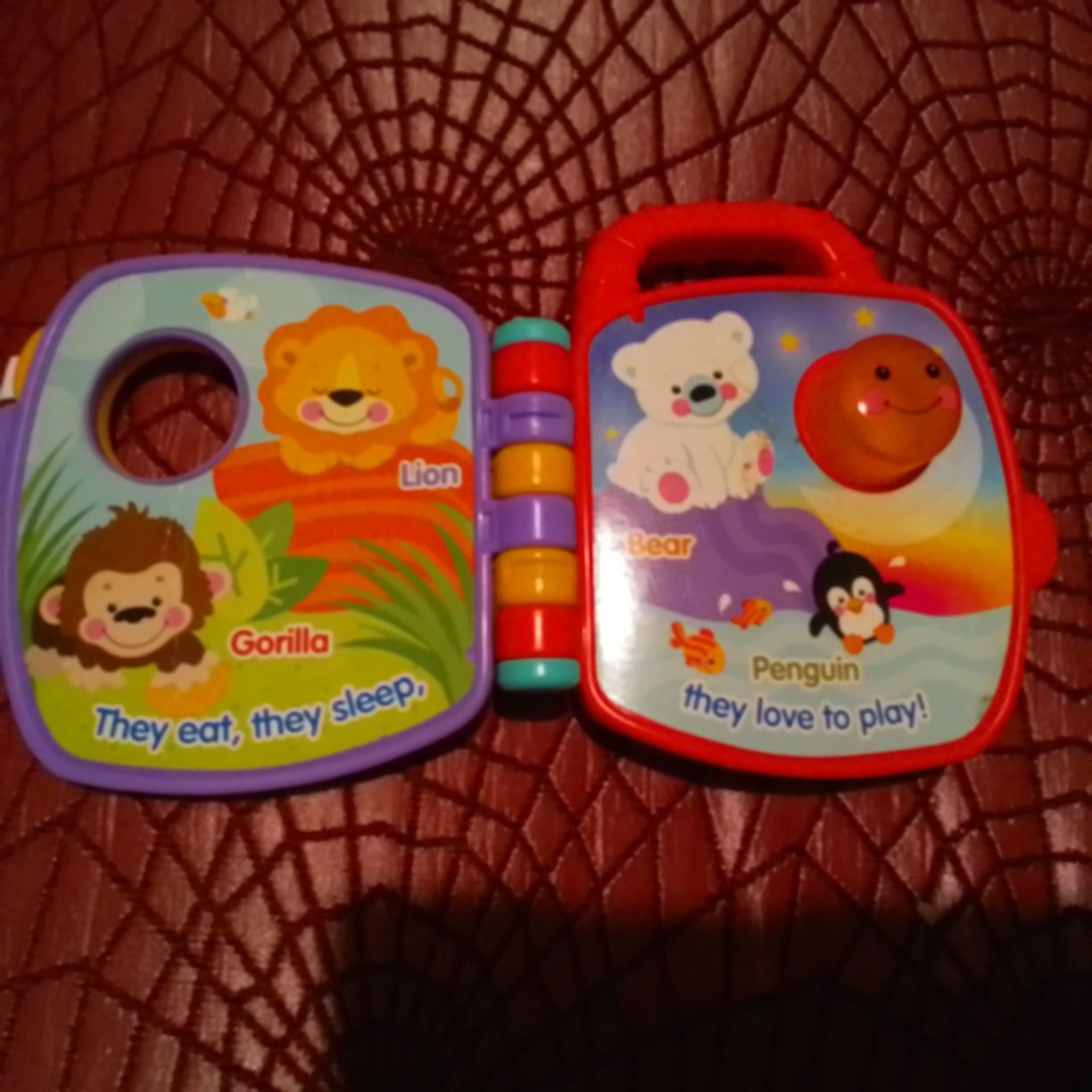 Fisher price музыкальная игрушка на английском языке звуки животных