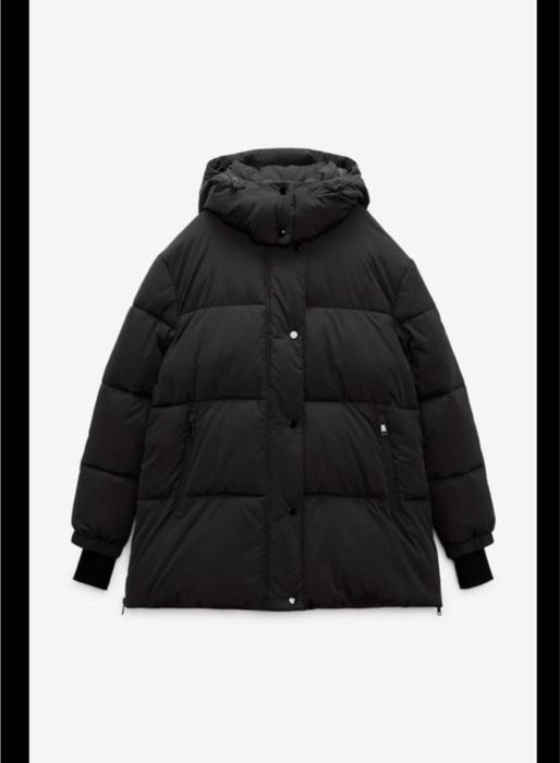 Куртка пуховик пуффер zara