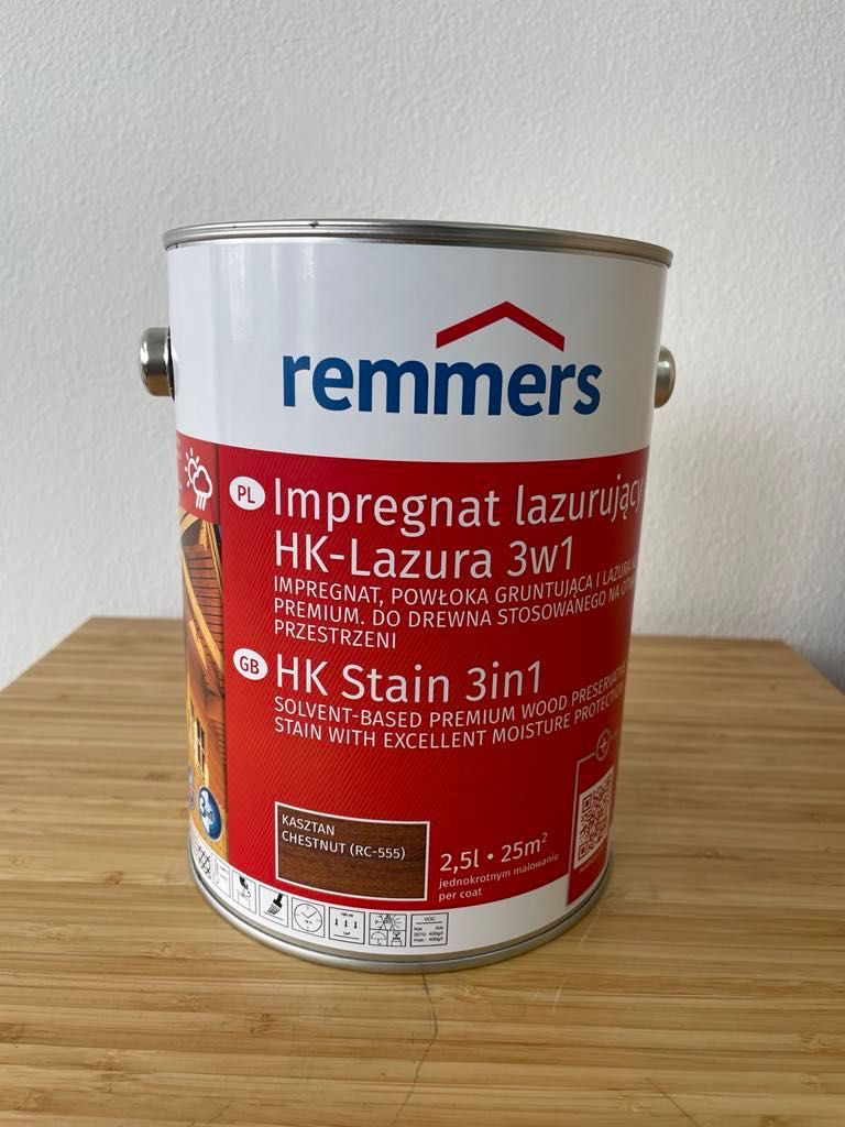Remmers HK-Lazura impregnat 3w1 2,5L/ różne kolory