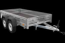 Przyczepka dwuosiowa 264x125 UNITRAILER GARDEN 264/2 KIPP