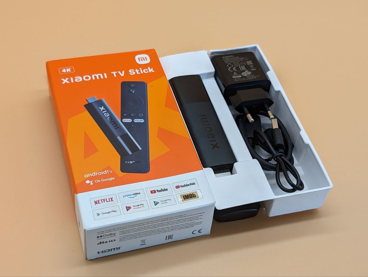 Смарт Приставка Xiaomi Mi TV Stick 4K. Android TV 11,0. Smart