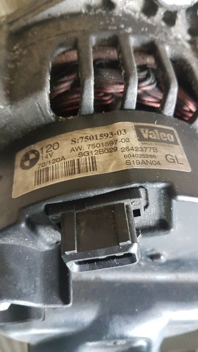 Alternator Valeo do BMW E38 E39 E46 M52 TU M54