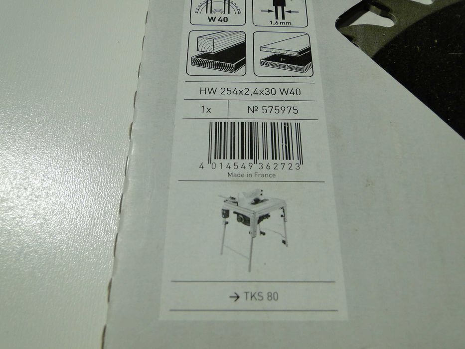 Festool 575975, Tarcza pilarska uniwersalna 254x2,4x30 W40, Nowa