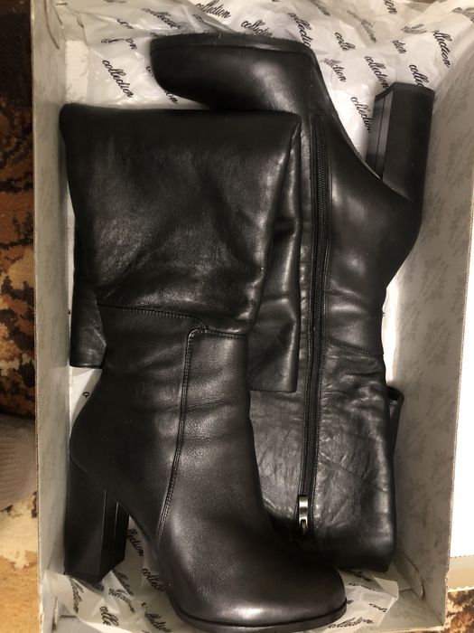 Сапоги 39р шкіра