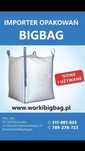 Worki Big Bag Bagi 172cm 1000kg Hurtownia Opakowań BIGBAG Wysyłka