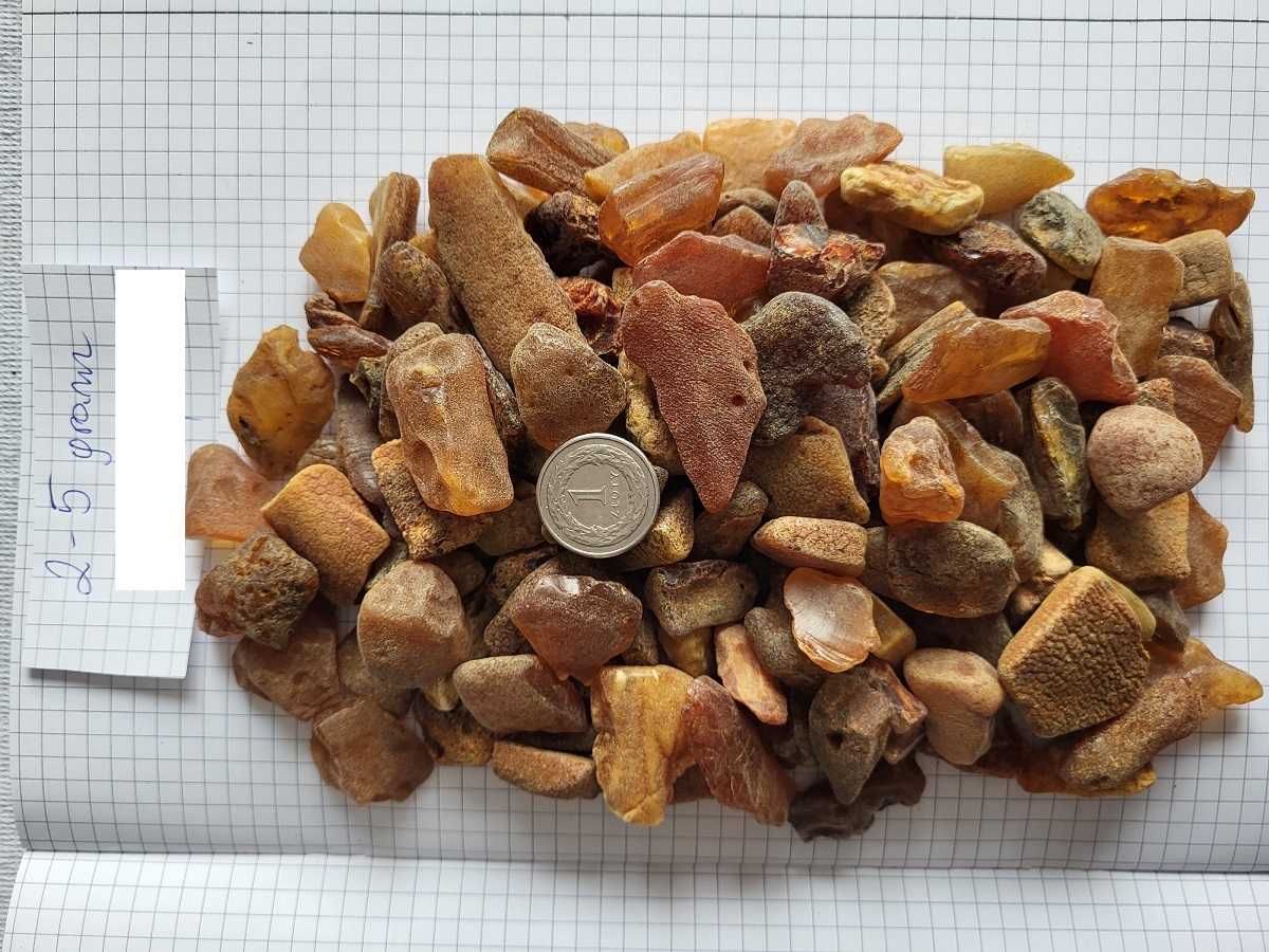 Bursztyn Bałtycki POLSKI od2do5gram 1000/1KG do wyrobów duże bryłki