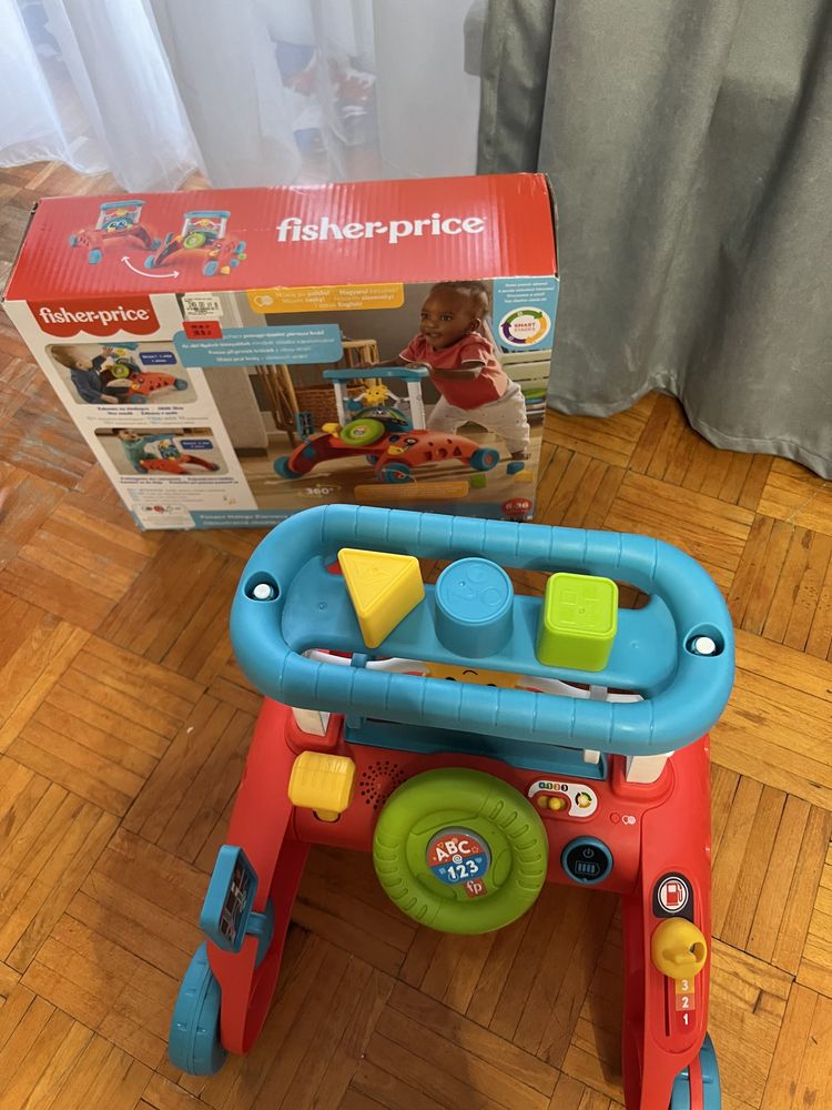 Chodzik jezdzik pchacz dla dzieci fisher price