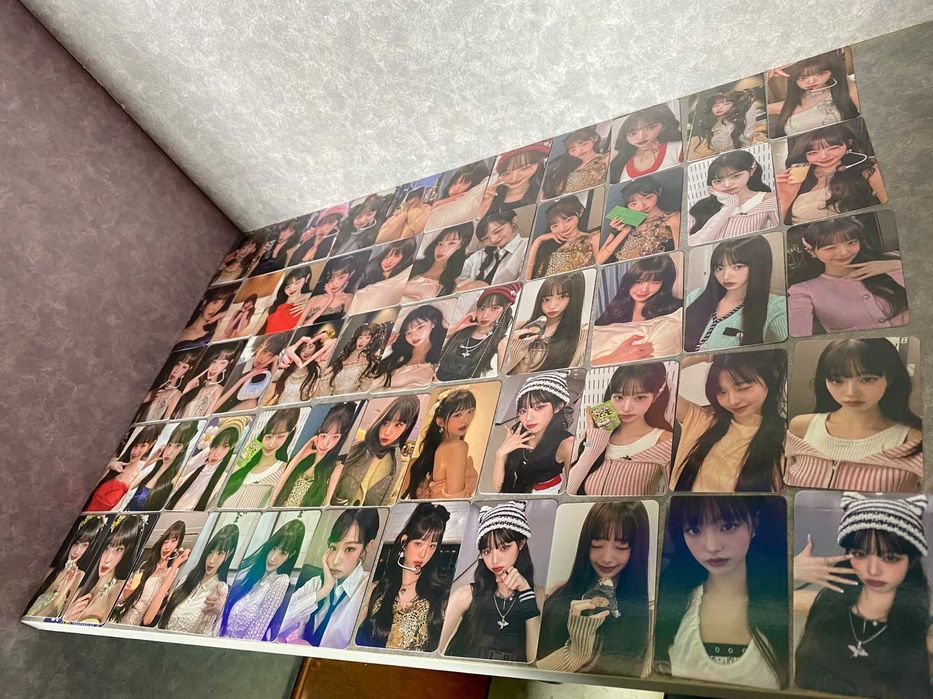 Набір kpop голографічних карток Войон айв, Wonyoung ive