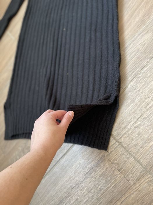 Плетене плаття чорне