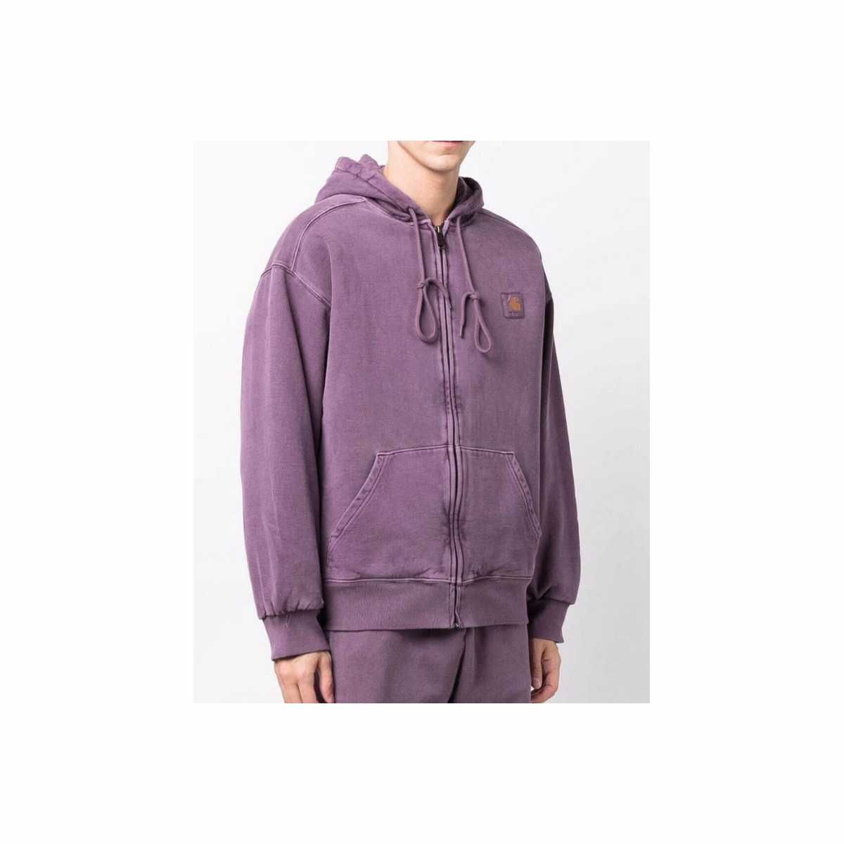 Худі Carhartt WIP Patch Zip Hoodie Washed Purple